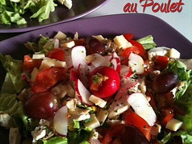 Recette salade printanière au poulet Cuisine facile