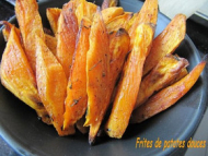 Recette frites de patates douces