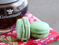 Recette macarons pistache griottes