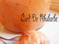 Recette curd de rhubarbe 