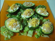 Recette avocat aux crevettes