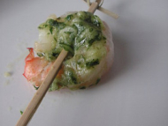 Recette crevettes au pesto