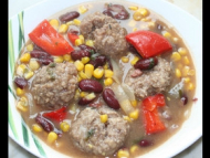 Recette chili con bolitas