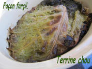 Recette terrine de chou farci