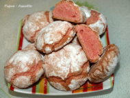 Recette amaretti moelleux aux biscuits roses