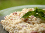 Recette risotto lardons et gorgonzola