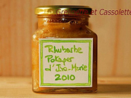 Recette confiture de rhubarbe