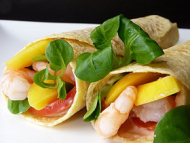 Recette rouleaux aux crevettes, à la mangue et à l’avocat