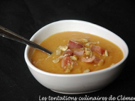 Recette soupe de potiron aux chataîgnes