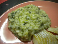 Recette risotto vert