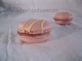 macarons à la fraise