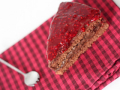 entremets chocolat framboises