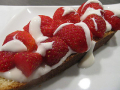 tartines de fouace aux fraises