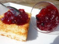 confiture de canneberges (cranberries)