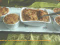 petits crumbles aux pommes et fruits secs