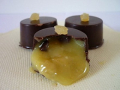 chocolats noirs au lemon curd