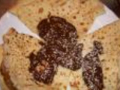 crêpes sauce chocolat et noix de coco