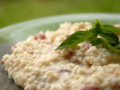 risotto lardons et gorgonzola