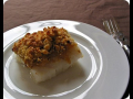 dos de cabillaud en crumble