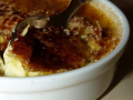 crème brulée citron vert-banane caramelisées