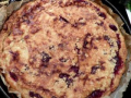 tarte croustillante aux canneberges et au sirop d’érable